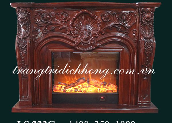 Lò sưởi gỗ trang trí đẹp LS322G