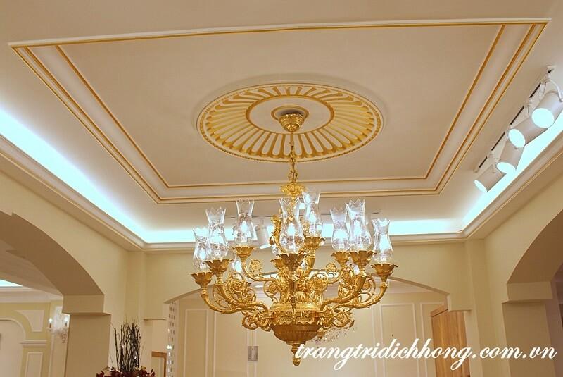 Phào chỉ thạch cao trắng Dịch Hồng
